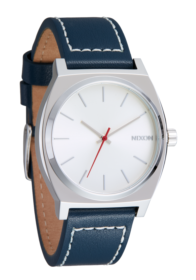 Time Teller Leather Silver / Cloud / Indigo | Karmanow