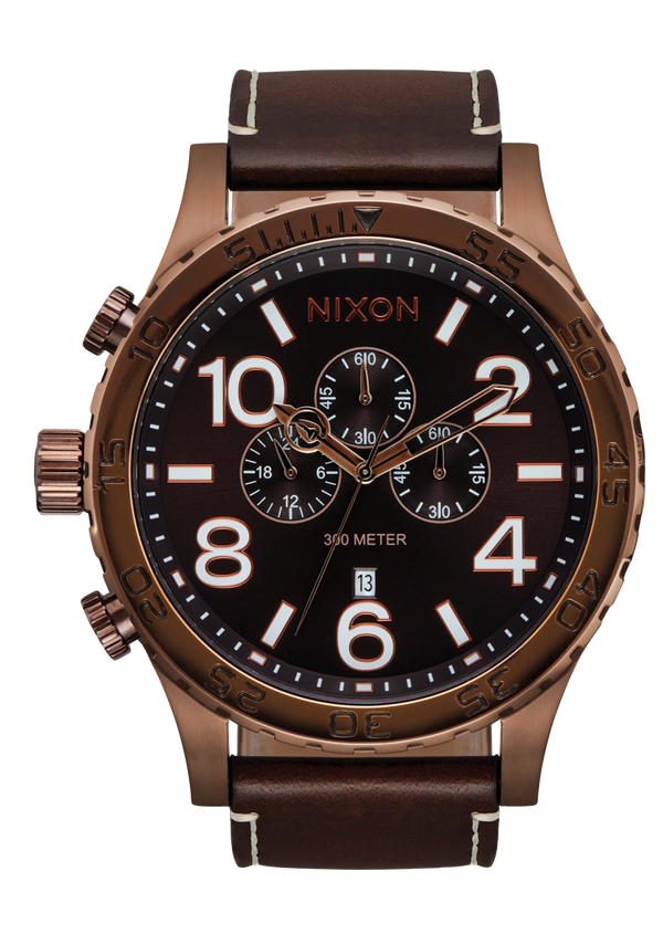 51-30 Chrono Leather Chocolate / Dark Roast / Brown | Karmanow