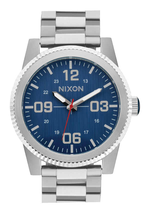 NIXON Corporal Stainless Steel Silver / Indigo | Karmanow