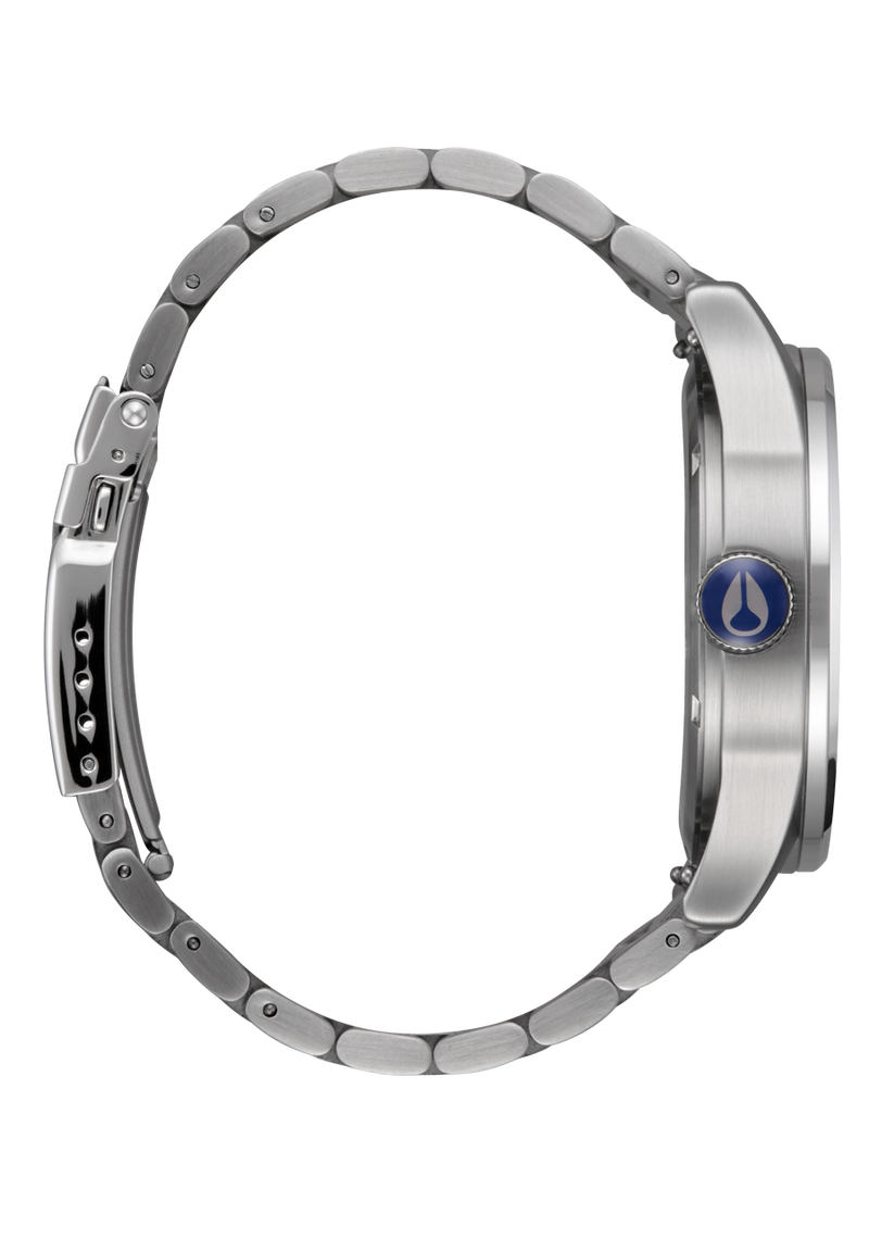 NIXON Sentry Stainless Steel Silver / Indigo | Karmanow